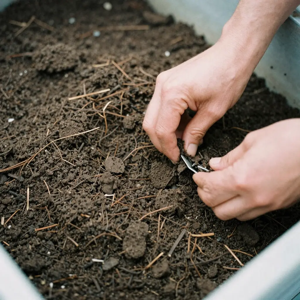 Kompostering i en dansk have